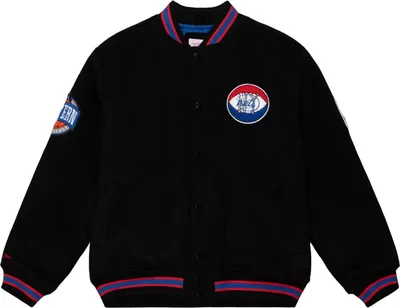 Produktbild von M&N HWC Heavyweight Wool Varsity Jacke - New York Nets - M