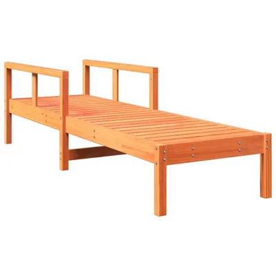 Produktbild von Sonnenliege Wachsbraun 199,5x62x55 cm Massivholz Kiefer