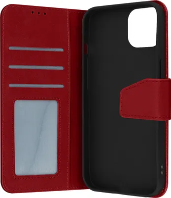 Obrázok produktu pre Avizar, kožené puzdro na Apple iPhone 14 Pro Max, červená farba