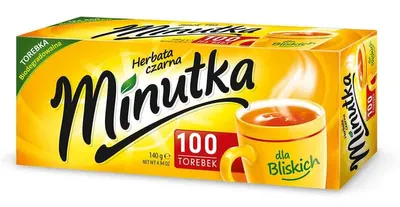 Obrázok produktu pre Čierny čaj Minutka 100 vrecúšok