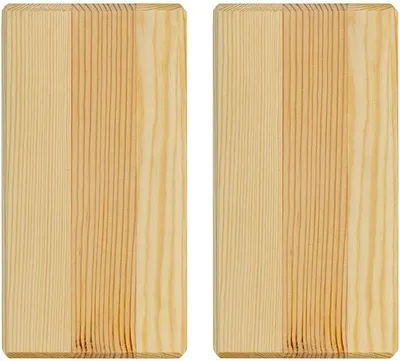 Produktbild von PolkaHome® Yogablöcke aus Buchenholz – 2er Set, 23x12x7,5 cm, rutschfest, umweltfreundlich für Yoga, Pilates & Stretching
