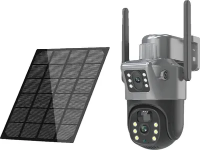 Obrázek produktu pro Solárně napájená venkovní kamera WLAN, rozlišení 8MP, noční vidění až 30 m, WIFI Přidat 128G kartu