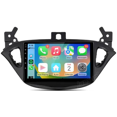 Produktbild von 9'' Andriod 15 Octa-core Autoradio Carplay Andriod Auto 4+64GB Für Opel Adam 2013-16 Corsa E 2015-19 GPS Navi WIFI BT FM RDS SWC DAB+ DSP 2Din USB