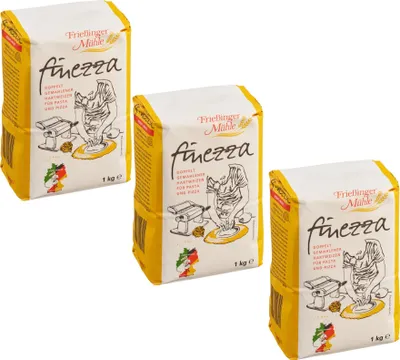 Produktbild von Frießinger Mühle Finezza Semola Rimacinata 1 kg (3er Pack)
