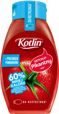 Zdjęcie produktu dla Kotlin Ketchup pikantny 60% mniej kalorii 420 g