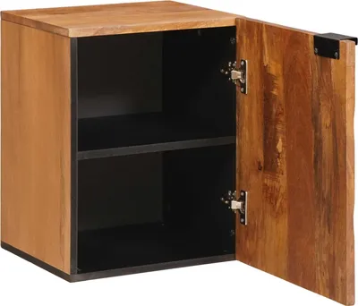 Zdjęcie produktu dla vidaXL Szafka łazienkowa brązowa 38 x 33 x 48 cm lite drewno mango