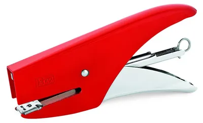 Immagine prodotto di Lebez Cucitrice a Pinza 5095 in Metallo, 16 Fogli, Punto 6/4, Profondità Cucitura 4,5 cm, Colori Assortiti