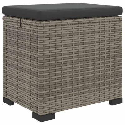 Immagine prodotto di Poggiapiedi da giardino con cuscino 40 x 30 x 40 cm