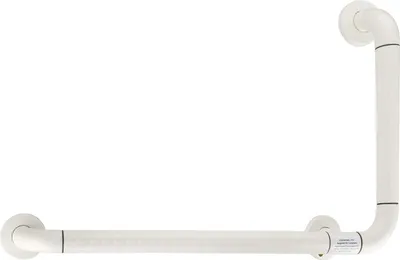 Produktbild von flexilife Eck-Wandhaltegriff Badewannengriff für flexilife Badewanne WC oder Dusche, Kunststoff Länge: 70 cm, Höhe: 38 cm, Weiß