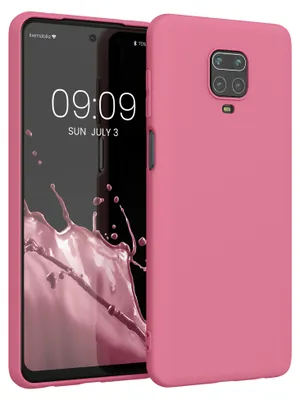 Produktbild von kwmobile Hülle für Xiaomi Redmi Note 9S / 9 Pro / 9 Pro Max TPU Case - Handyhülle unterstützt kabelloses Laden, flexible Schutzhülle, gummiertes Cover