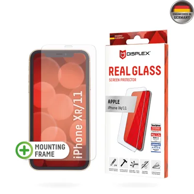 Obrázok produktu pre Displex 01141, Apple, iPhone XR/ iPhone 11, Suché aplikovanie, Odolné proti nárazu, Odolné proti poškriabaniu, Prachuodolný, Priehľadná, 1 kusov