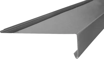 Produktbild von Zambelli Traufblech Titanzink mit Falz 2000 mm x 180 mm x 0,7 mm