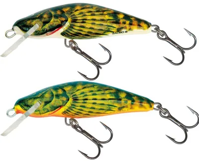 Produktbild von Salmo Angelköder Set - 2 Bullhead Wobbler 6cm 6g schwimmend