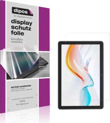 Produktbild von 2x Schutzfolie für Digma Pro Spectrum klar Displayschutzfolie Folie Display Schutz dipos