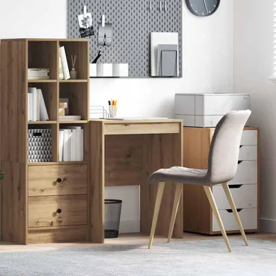 Productafbeelding van Maison Exclusive - Bureau, ambachtelijk eikenhout, 60 x 50 x 76 cm