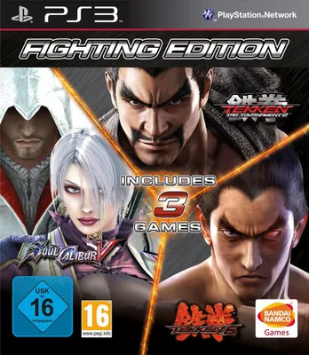 Obrázek produktu pro BANDAI NAMCO Entertainment Tekken 6 + Tekken tag tournament 2 + Soulcalibur V, PlayStation 3, Režim multiplayer, Náctiletí