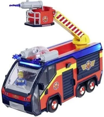 Immagine prodotto di Camion dei pompieri Jupiter Sam il pompiere, 2 personaggi, con suoni e luci, accessori, 3 batterie incluse