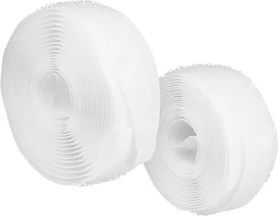 Produktbild von 2 m Klettband zum Nähen 20mm, Flausch- & Hakenband Set, Klettverschluss Weiss