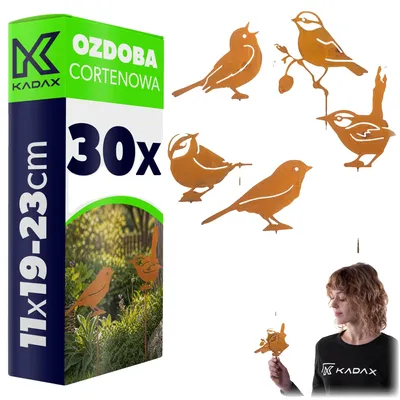 Obrázek produktu pro Dekorace do zahrady, vyrobená z odolné oceli Corten, s rustikálním motivem zvířete, barva hnědá