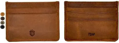 Produktbild von Kreditkartenetui – Schlankes Design – Aus Vintage-Leder – Für 5 Karten mit einem Fach für Scheine