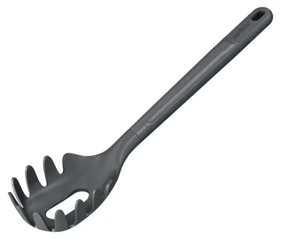 Spaghettilöffel aus Nylon/Tarwestro, 31 cm, grau, spülmaschinengeeignet