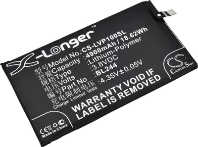 Produktbild von TECHTEK Akku Kompatibel mit [Lenovo] P1 Turbo, P1c58, P1c72, Vibe P1 Ersetzt BL244