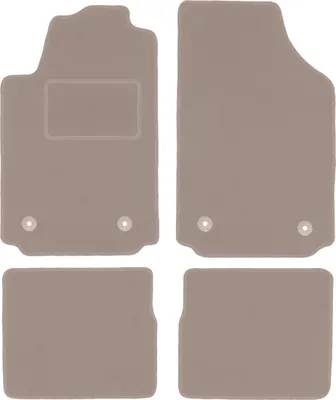 Produktbild von Velours-Autoteppiche für: Audi A2 Hatchback (2000-2005) Beige