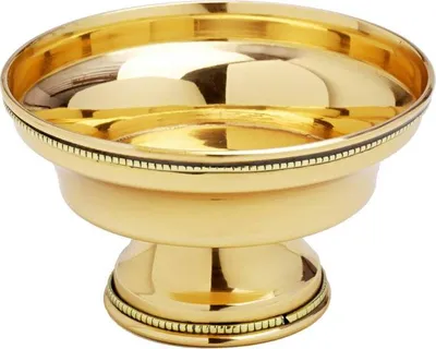 Immagine prodotto di Bruciatore di incenso diametro 10cm ottone decorazione oro 7542