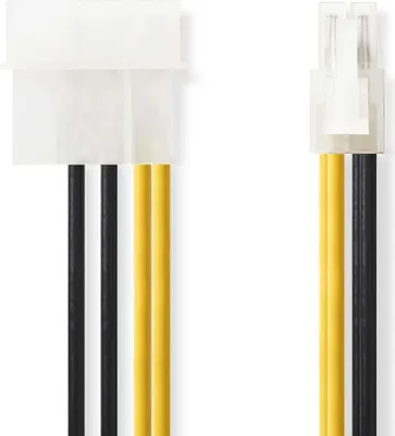 Immagine prodotto di Nedis Ccgp74340Va015 Cavo di alimentazione interna P4 maschio - Molex maschio 0,15 M Varie