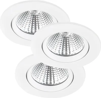 Obrázek produktu pro Vestavné světlo Nordlux Fremont bílé stmívatelné LED sada 3 vestavných bodových světel