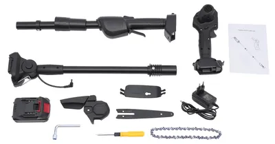 Produktbild von Teleskop-Säge, 2-in-1-Funktionalität, höhenverstellbarer Schnitt, schwarz