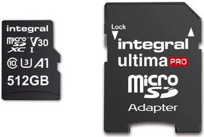 Immagine prodotto di Integrale SDXC Micro 512GB U3 V30