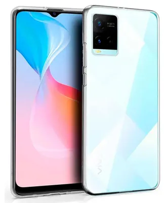 Obrázek produktu pro Průhledné pouzdro ze silikonu pro telefony Vivo Y21/y21s/y33s/v2110. Průhledné, univerzální velikost