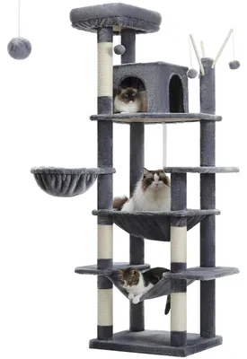 Produktbild von Katzenbaum - Kletterbaum für Kätzchen - Sisal-Kletterbäume - Kletterbaum - Katzenkletterwand - Kratzbretter - Katzenbaum