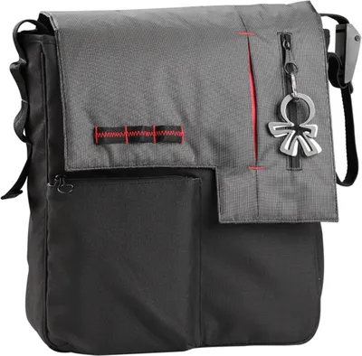 Produktbild von Wickeltasche nine2five Paige : grau/schwarz