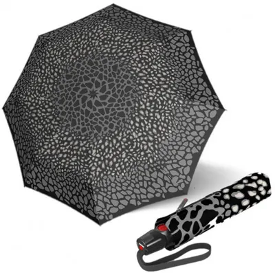 Zdjęcie produktu dla Knirps KNIRPS T.200 ANIMAL STONE - elegancki damski parasol w pełni automatyczny