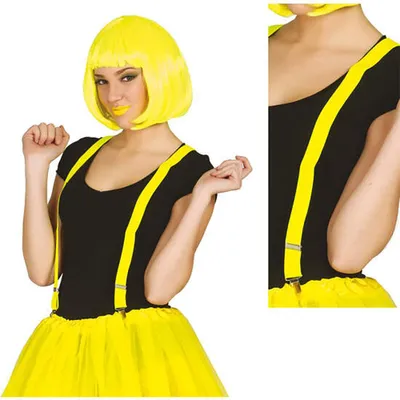 Immagine prodotto di Bretelle giallo neon per adulti