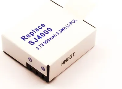 Produktbild von Akku kompatibel mit Qumox SJ4000 / SJ5000 – 3,7 V 900 mAh 3,3 Wh Li-Polymer