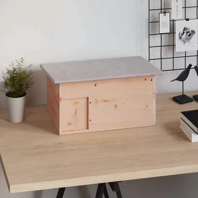 Immagine prodotto di vidaXL Casetta per ricci 45x33x22 cm in legno