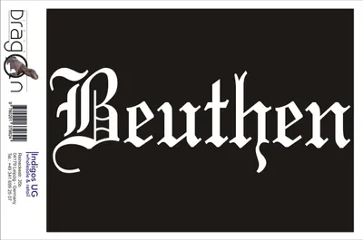 Produktbild von Aufkleber / Autoaufkleber - JDM / Die cut / Auto / OEM - Stadt Beuthen - 200x70mm schwarz - Heckscheibe / Heckscheibenaufkleber