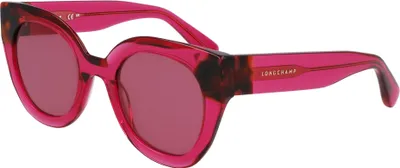 Produktbild von Longchamp LO750S Cyclamen/havana 49/23/140 Damen Sonnenbrillen