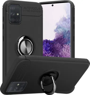 Image de Cadorabo Housse pour Samsung Galaxy A71 5G Housse en noir Housse pour portable Etui Cover Case silicone TPU