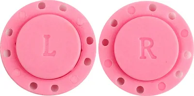 Produktbild von 1 Paar DIY 8-Löcher Design Magnet Knöpfe Kunststoffkleidung Schnalle Magnetic Snaps Clockenzubehör Kleidungsstücke-Rosa