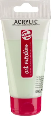 Obrázek produktu pro TALENS Art Creation - Akrylová barva TAC 666 Pastelová zelená -tuba 75 ml | tuba A 75 mililitrů