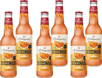 Produktbild von 6x Rotkäppchen Secconade Blutorange 0,33 l spritziger Secco‑Mix mit Blutorange 5,5 % vol #1
