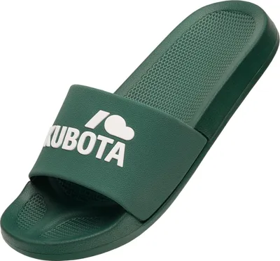 Produktbild von Kubota Badelatschen Herren Badeschlappen Rutschfest Badeschuhe "Basic" Grün, 44
