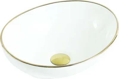 Obrázek produktu pro Koupelnové umyvadlo Umyvadlová deska stříbrná kulatá 40,5x33x14cm