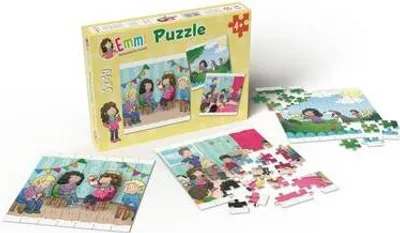 Produktbild von Kinderpuzzle Set mit 3 verschiedenen Motiven, je 49 große Puzzleteile