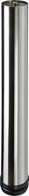 Produktbild von Hettich Möbelfuß 6,0 x 40 - 43 cm Edelstahl-Optik - 1 Stück