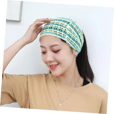 Produktbild von Elastisches Stirnband zum Gesichtwaschen aus Polyester, 2 Stück | Einfaches Design, Geeignet für Yoga und Dusche, Bequem, Hautfreundlich, Flexibel